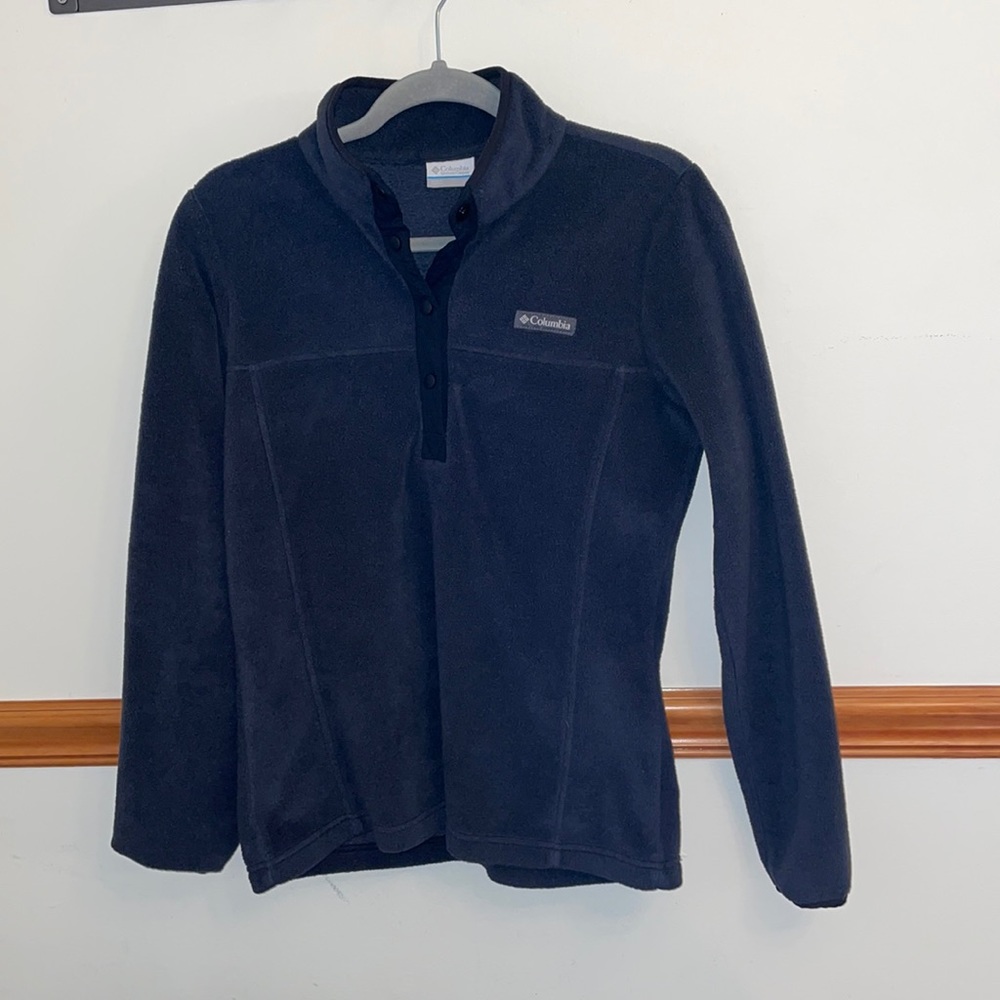 Columbia 1/4 button up fleece pullover- Small